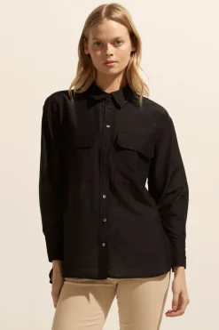 zoe kratzmann Tops|Abroad Top-Black