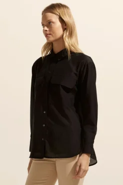 zoe kratzmann Tops|Abroad Top-Black