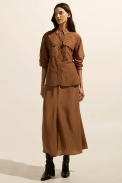 zoe kratzmann Tops|Abroad Top-Caramel