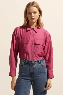 zoe kratzmann Tops|Abroad Top-Magenta