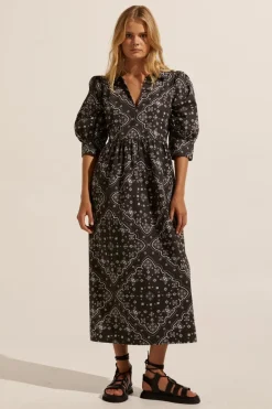 zoe kratzmann Dresses|Adapt Dress-Black Bandana