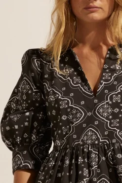 zoe kratzmann Dresses|Adapt Dress-Black Bandana