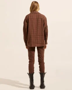 zoe kratzmann Bottoms|Allied Pant-Chocolate