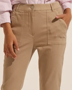 zoe kratzmann Bottoms|Allied Pant-Stone