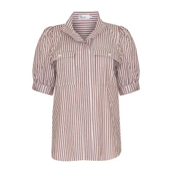 zoe kratzmann Tops|Allot Top-Mocha Stripe