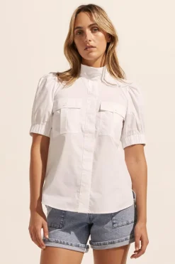 zoe kratzmann Tops|Allot Top-Porcelain