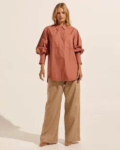 zoe kratzmann Tops|Ardent Top-Rust