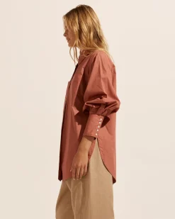 zoe kratzmann Tops|Ardent Top-Rust