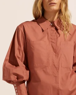 zoe kratzmann Tops|Ardent Top-Rust