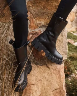 zoe kratzmann Boots|Aside Boot-Black Leather