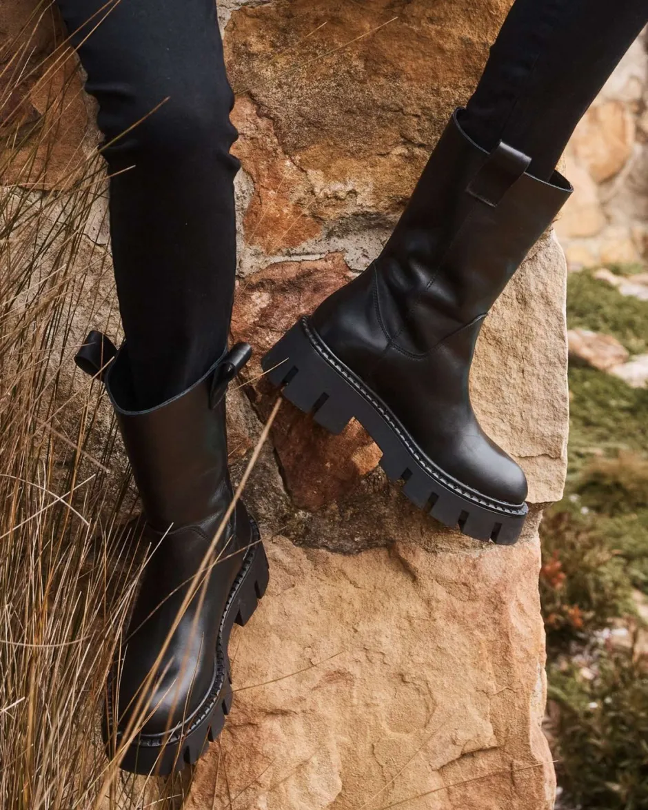 zoe kratzmann Boots|Aside Boot-Black Leather