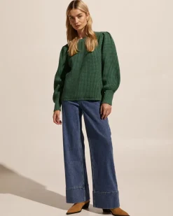 zoe kratzmann Knitwear|Basis Knit-Moss