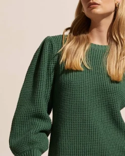 zoe kratzmann Knitwear|Basis Knit-Moss