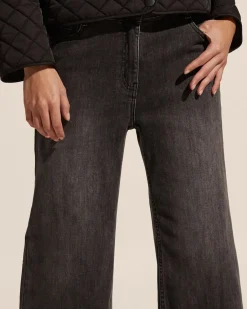 zoe kratzmann Bottoms|Beacon Jean-Washed Black Denim