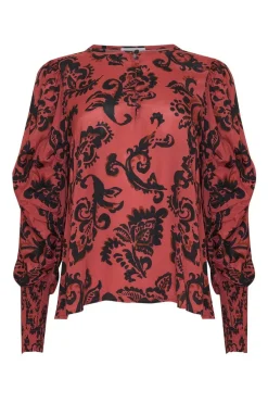 zoe kratzmann Tops|Beam Top-Clay Floral