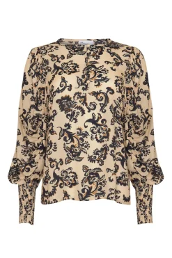 zoe kratzmann Tops|Beam Top-Ochre Floral