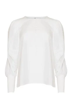 zoe kratzmann Tops|Beam Top-Porcelain