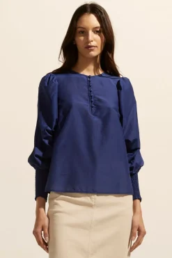 zoe kratzmann Tops|Beam Top-Slate