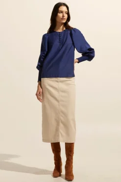 zoe kratzmann Tops|Beam Top-Slate