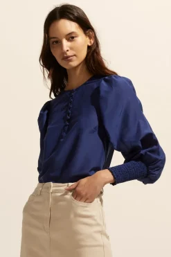 zoe kratzmann Tops|Beam Top-Slate
