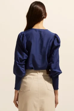 zoe kratzmann Tops|Beam Top-Slate