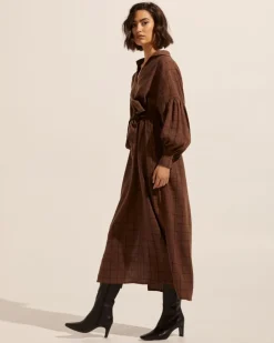 zoe kratzmann Dresses|Beeline Dress-Chocolate Check