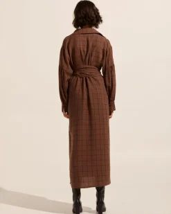 zoe kratzmann Dresses|Beeline Dress-Chocolate Check