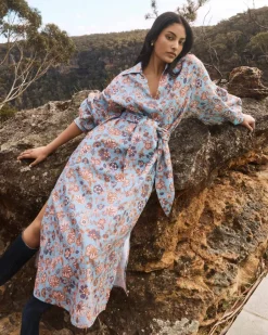 zoe kratzmann Dresses|Beeline Dress-Sardine Paisley