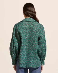 zoe kratzmann Tops|Bounty Top-Juniper Floral
