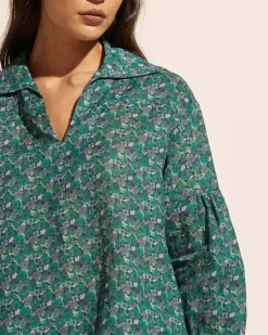 zoe kratzmann Tops|Bounty Top-Juniper Floral