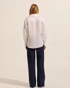 zoe kratzmann Tops|Bounty Top-Porcelain