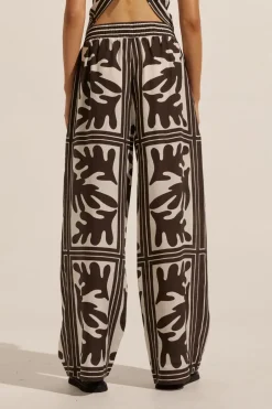 zoe kratzmann Bottoms|Breeze Pant-Frond Choc