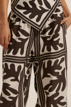 zoe kratzmann Bottoms|Breeze Pant-Frond Choc