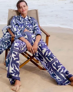 zoe kratzmann Bottoms|Breeze Pant-Frond Wave