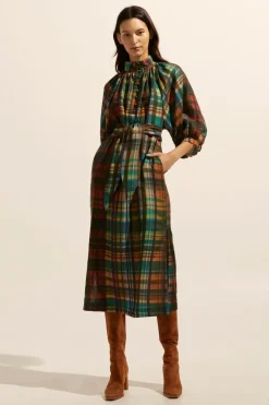 zoe kratzmann Dresses|Capture Dress-Kaleidoscope Check