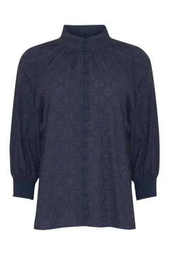 zoe kratzmann Tops|Carousel Top-Indigo
