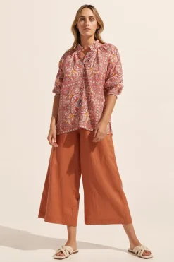 zoe kratzmann Tops|Carousel Top-Rio Scarf
