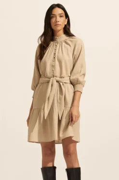 zoe kratzmann Dresses|Cater Dress-Mushroom