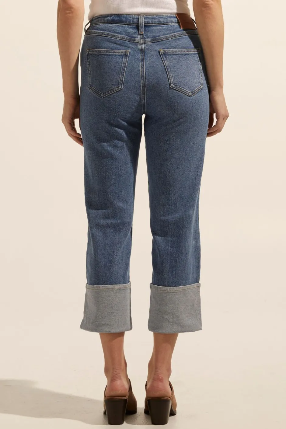 zoe kratzmann Bottoms|Citizen Jean-Mid Wash Denim