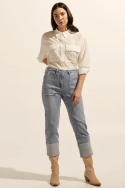 zoe kratzmann Bottoms|Citizen Jean-Washed Denim