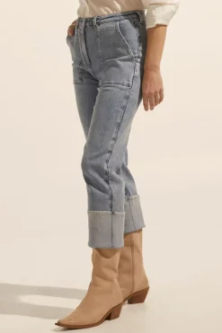 zoe kratzmann Bottoms|Citizen Jean-Washed Denim