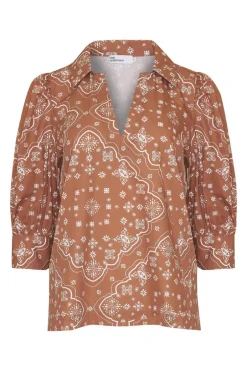 zoe kratzmann Tops|Clarity Top-Cafe Bandana