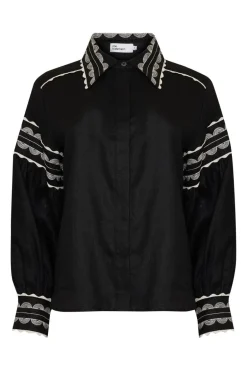 zoe kratzmann Tops|Coax Top-Black
