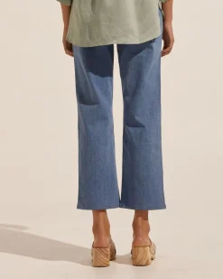 zoe kratzmann Bottoms|College Jean-Mid Denim