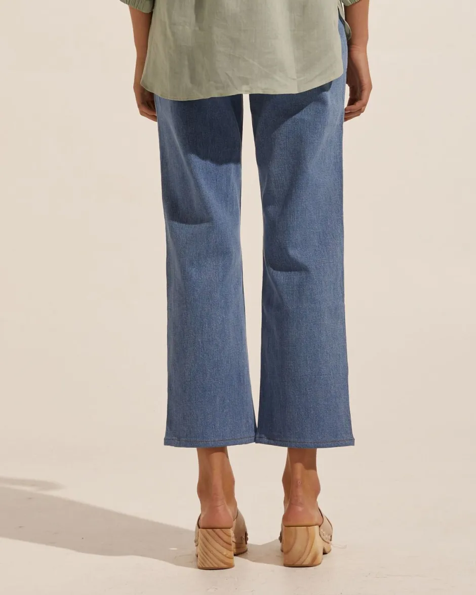 zoe kratzmann Bottoms|College Jean-Mid Denim