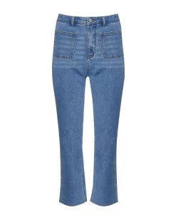 zoe kratzmann Bottoms|College Jean-Mid Denim