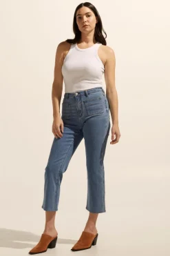 zoe kratzmann Bottoms|College Jean-Mid Denim