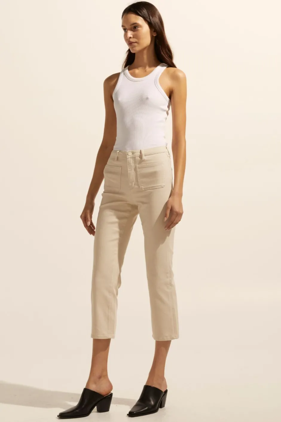 zoe kratzmann Bottoms|College Jean-Stone