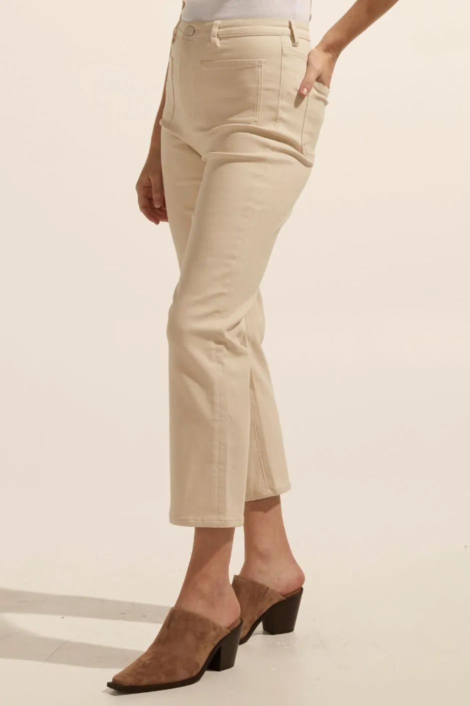 zoe kratzmann Bottoms|College Jean-Stone