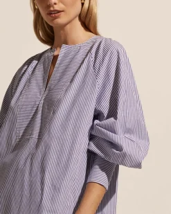 zoe kratzmann Tops|Collude Top-Navy Stripe